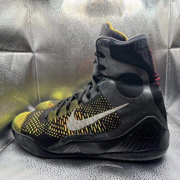 Size 13 Nike Kobe 9 Elite Inspiration Black‎ Yellow Mens Sneakers 630847-004 main image 8